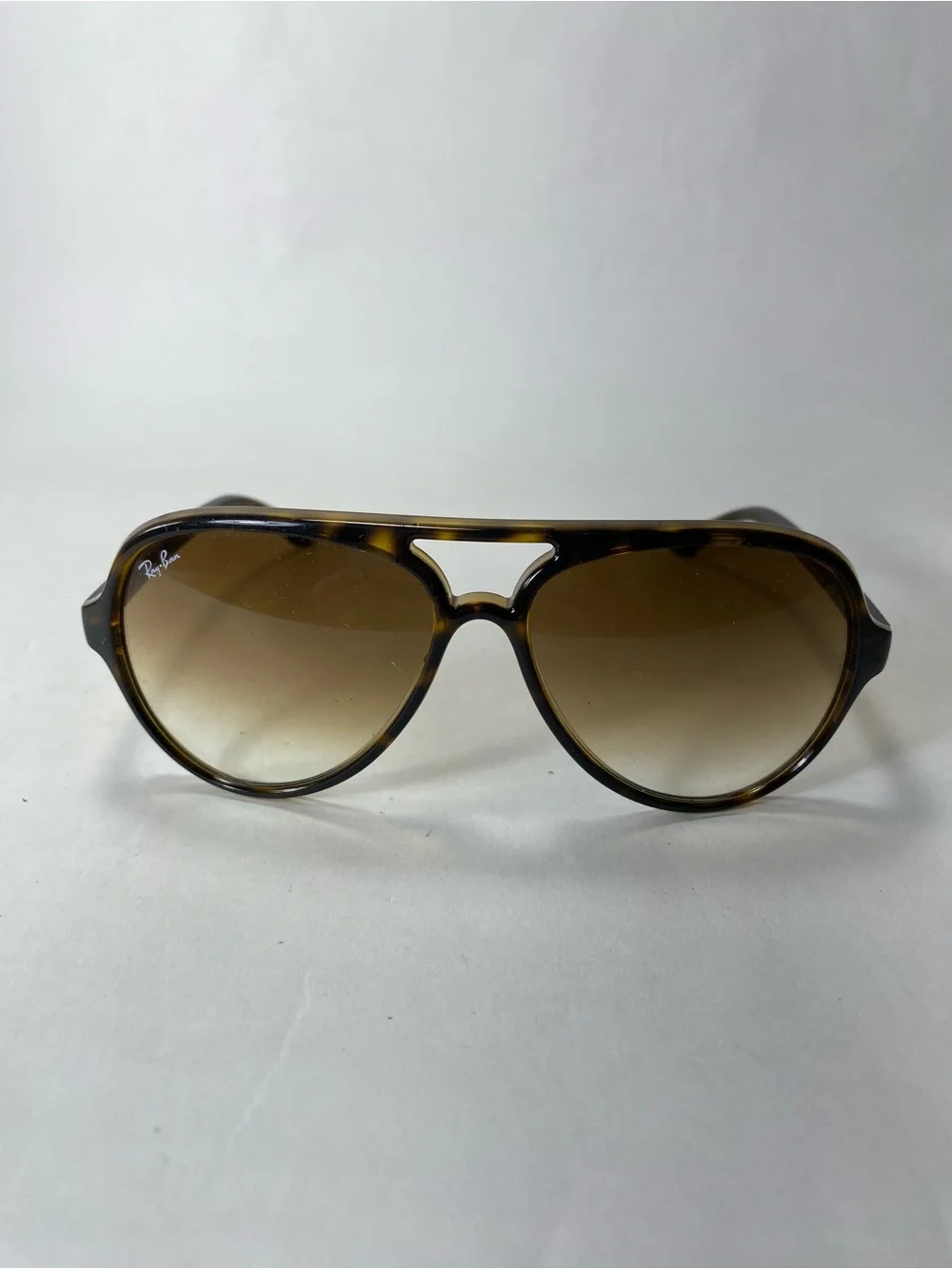 Ray-Ban Cats 5000 Sunglasses Lght Tortoise Frame Gradient Lenses
